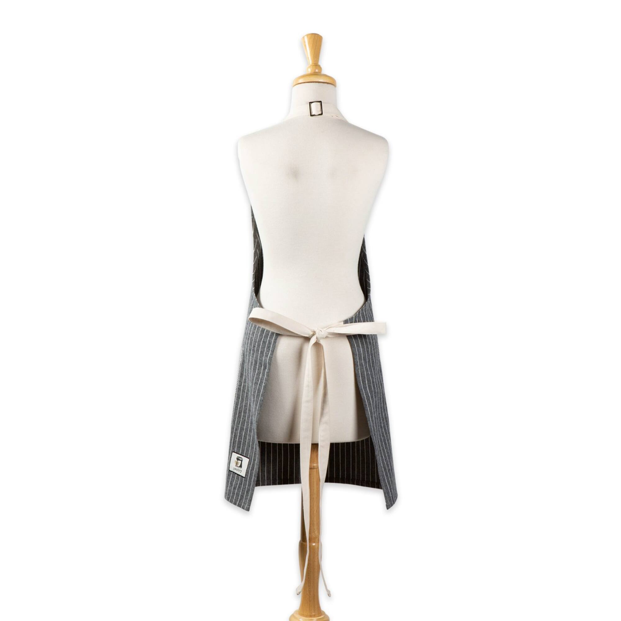 DII® Gray Fresh Stripe Pantry Apron